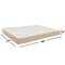 Pet Adobe Pet Adobe Memory Orthopedic Foam Dog Bed- Sherpa Top and Removable Cover- 36x27x4, Tan 536719BXJ - alternate 2